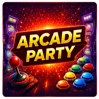 Arcade Birthday Party idea graphic