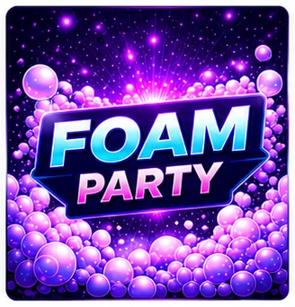 Foam Birthday Party idea graphic