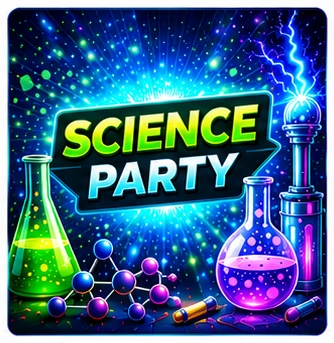 Science Birthday Party idea graphic
