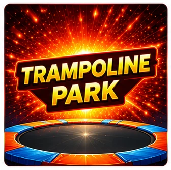 Trampoline Park Birthday Party idea graphic